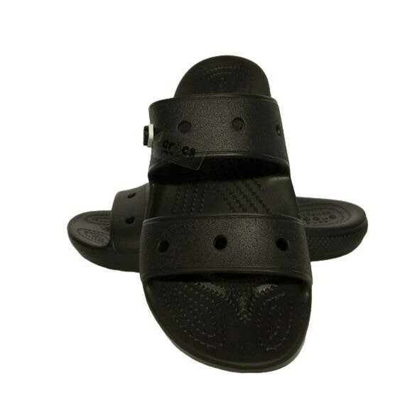 Crocs Sandals Classic Black  Men’s 7 Women’s 9 Black 206761-001 New with Tag! - Picture 1 of 5